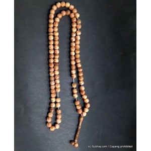 Injeer Wood Handcrafted / Polished 100 12mm Beads Tasbih / Zikr Tasbih TS-41